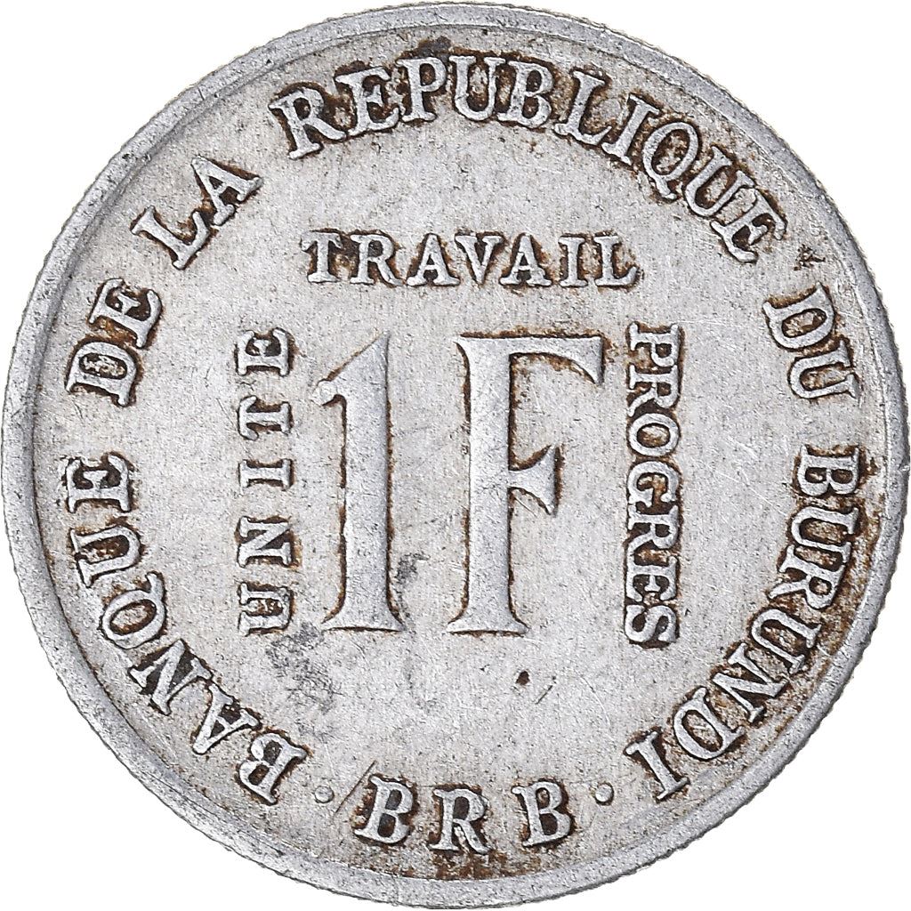 Burundi | 1 Franc Coin | Rising sun | Km:18 | 1970