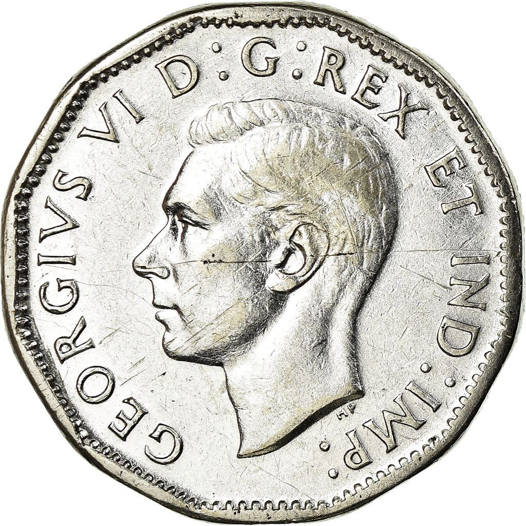 Canada | 5 Cents Coin | Chromium plated steel | KM:40a | 1944-1945