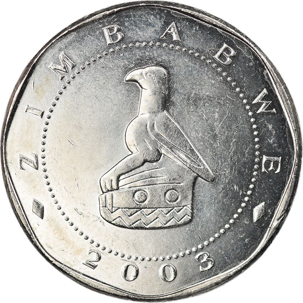 Zimbabwe | 25 Dollars Coin | Military Monument | Km:15 | 2003