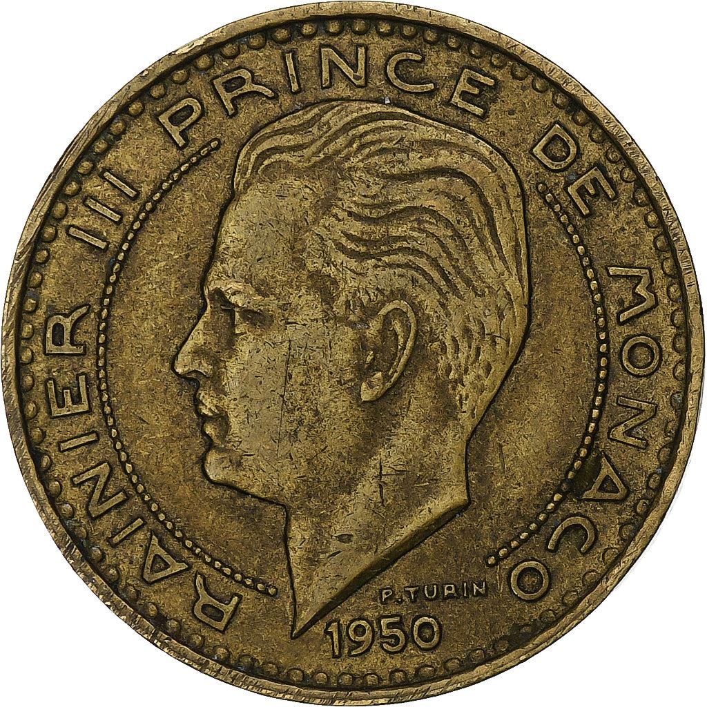 Монако | Монета 20 франков | Ренье III | Km:131 | 1950 - 1951