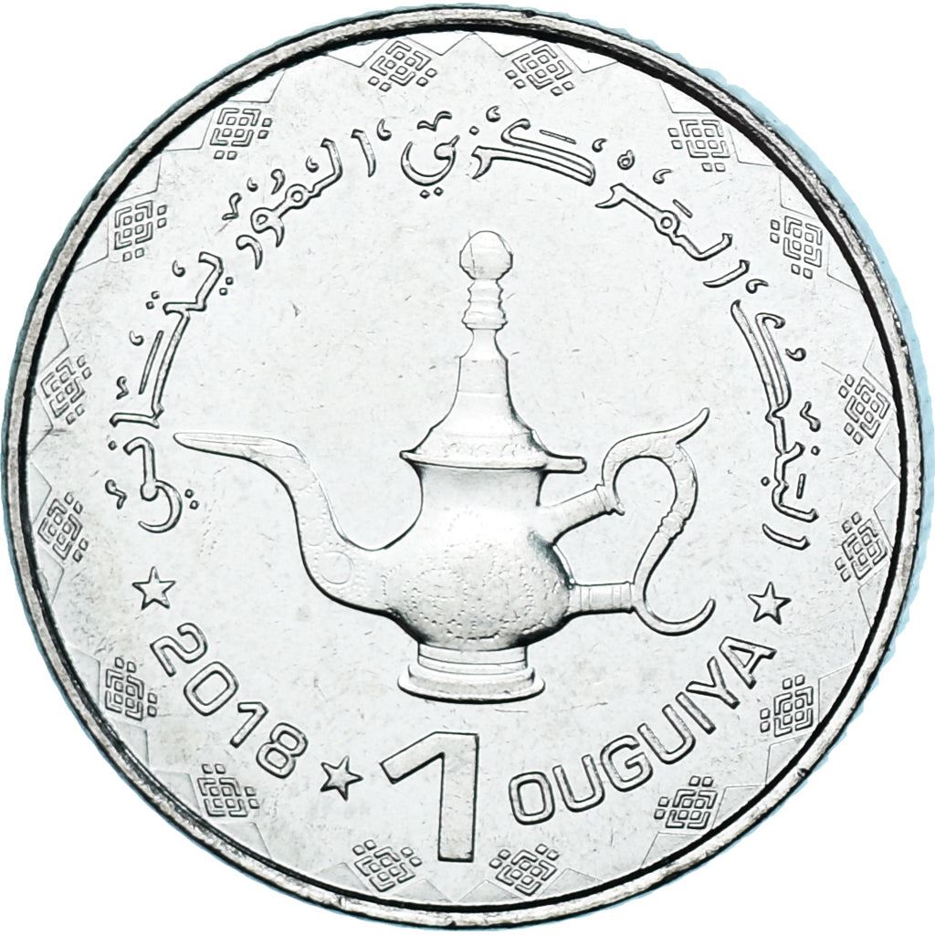 Mauritania | 1 Ouguiya Coin | Teapot | Km:12 | 2017 - 2018
