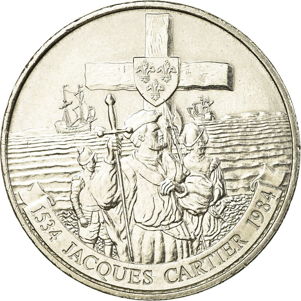 Canada | 1 Dollar Coin | Jacques Cartier | Nickel | KM:141 | 1984