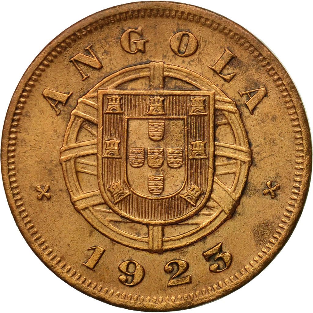 Angola | 5 Centavos Coin | Shield | Km:62 | 1921 - 1924