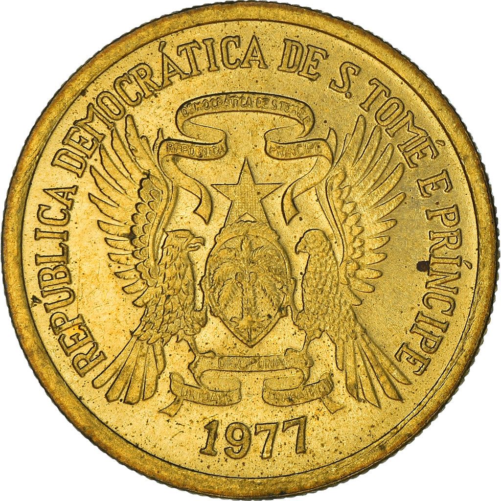 Sao Tome and Principe | 1 Dobra Coin | FAO | Km:26 | 1977