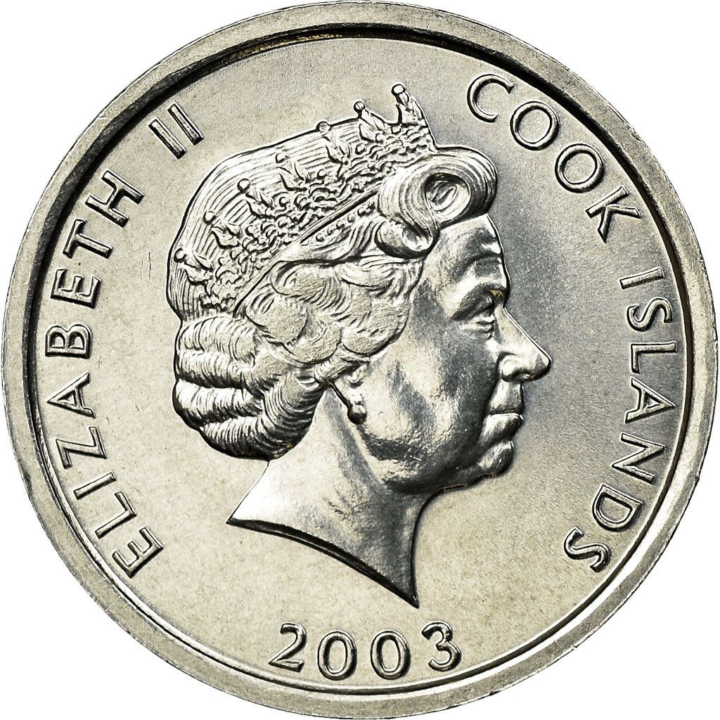 Islas Cook | Moneda de 1 centavo | Collie | Km:420 | 2003