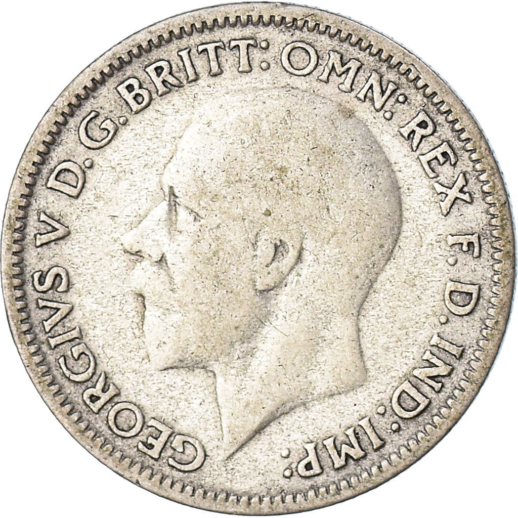 United Kingdom | 6 Pence Coin | George V | KM:832 | 1927 - 1936