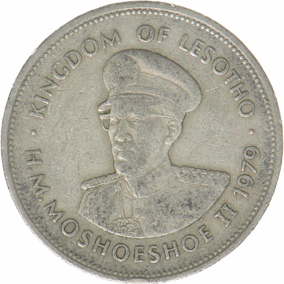 Lesotho | 1 Loti Coin | Moshoeshoe II | Copper-nickel | KM:22 | 1979-1989
