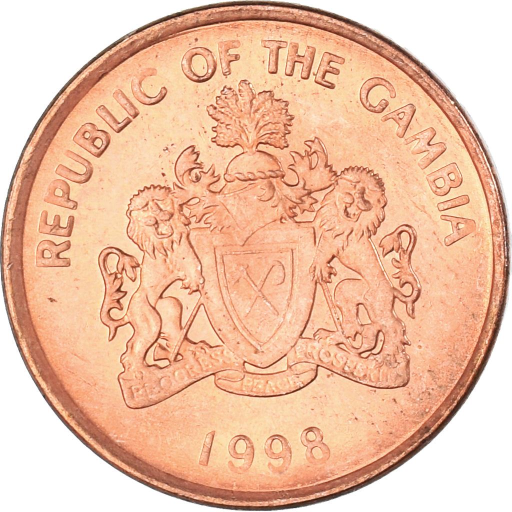 The Gambia | 1 Butut Coin | Peanuts | Km:54 | 1998