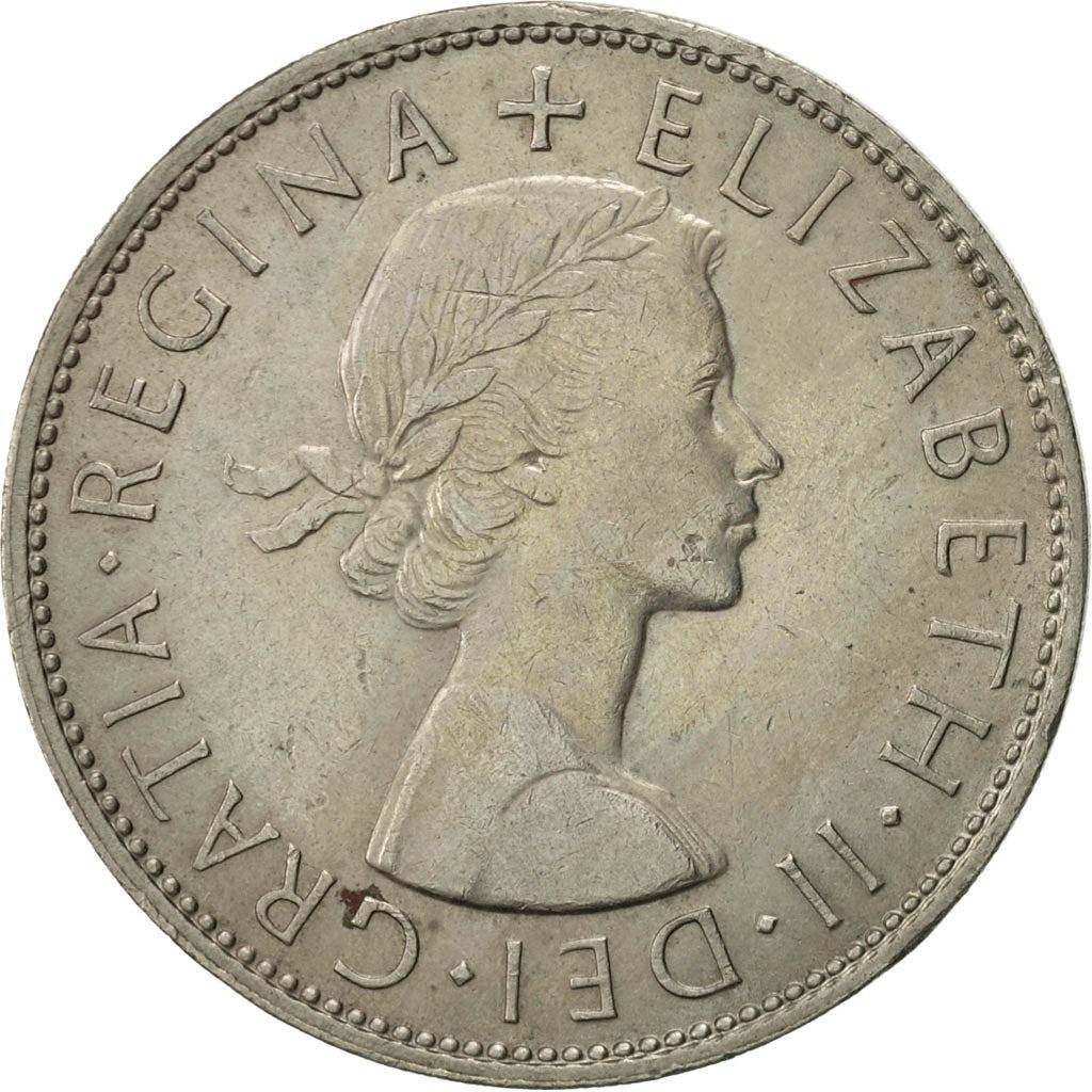 United Kingdom | 1/2 Crown Coin | Elizabeth II | Km:907 | 1954 - 1970