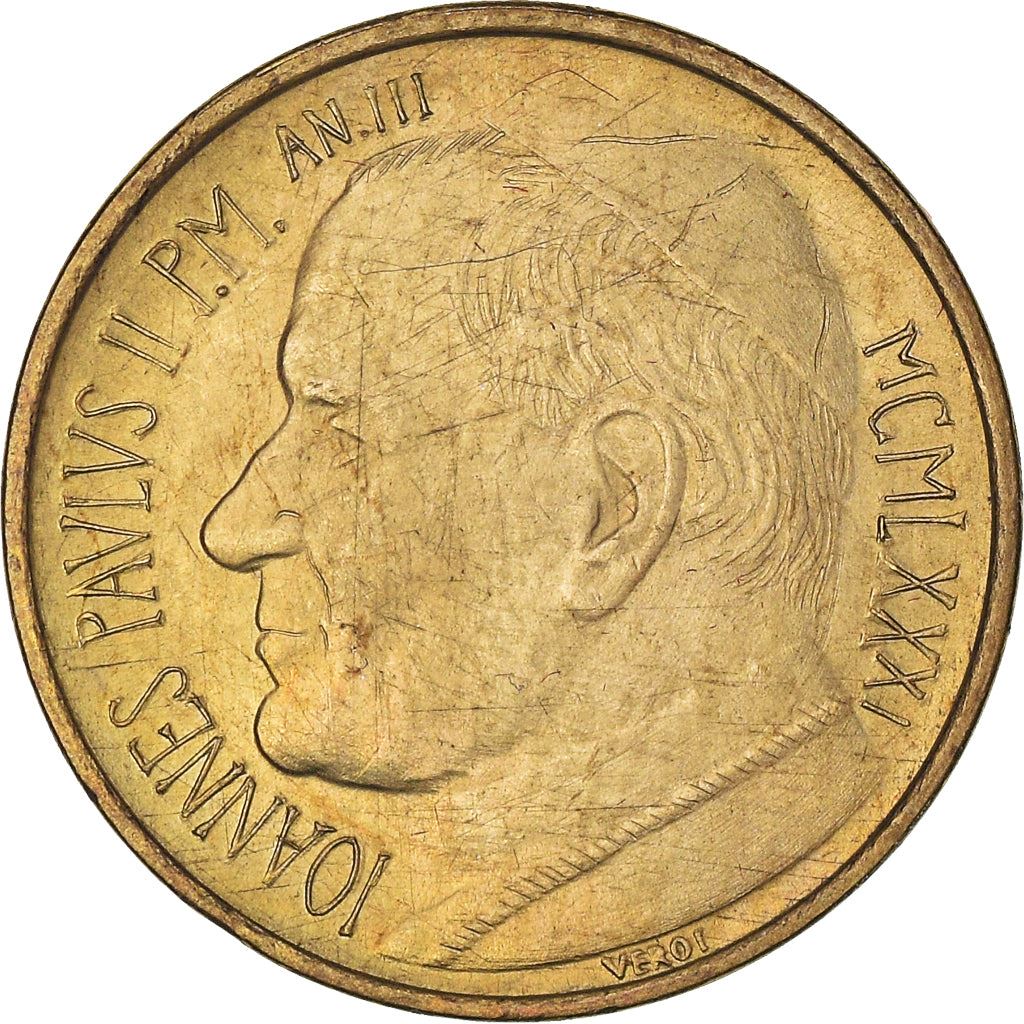 Watykan | Moneta 20 lirów | Gościnność | Km:156 | 1981