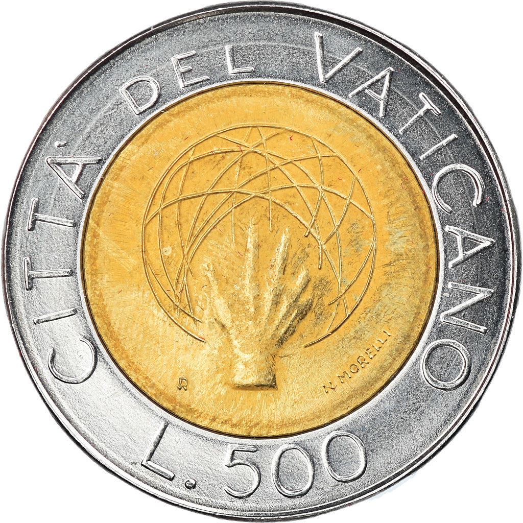 Vatican City | 500 Lire Coin | John Paul II | Km:175 | 1983