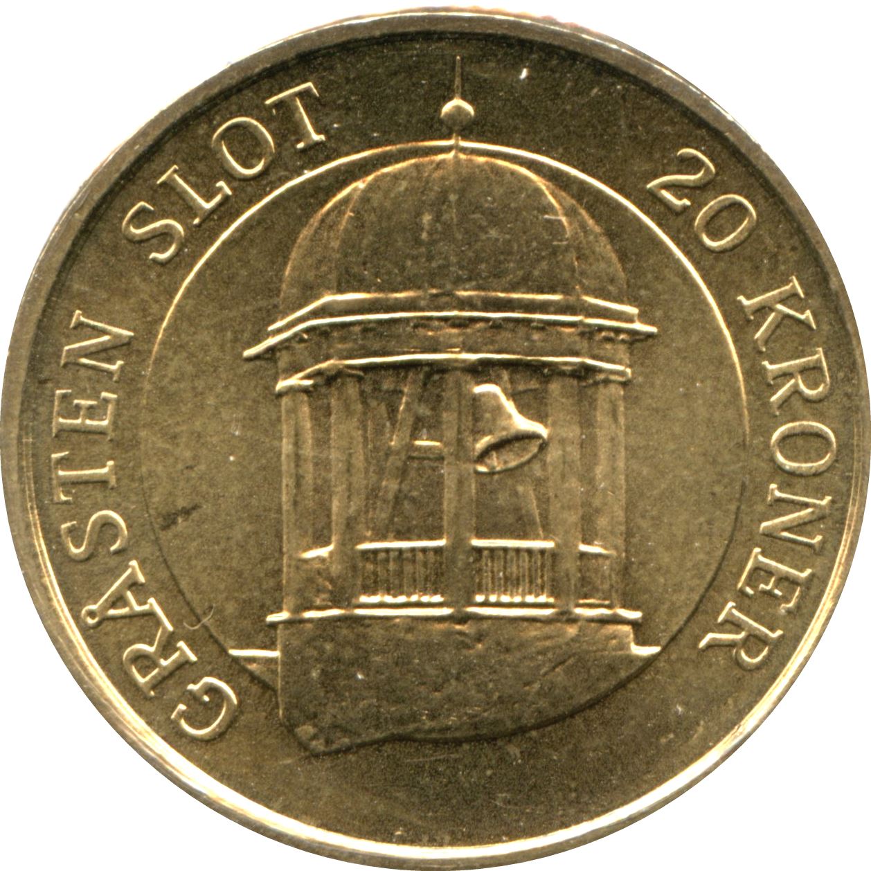 Denmark | 20 Kroner Coin | Grasten Castle | KM:902 | 2006