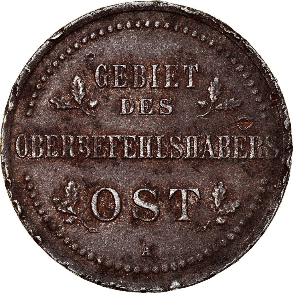 German Empire 3 Kopecks Coin | Deutsches Reich | Wilhelm II | Military Coinage | KM23 | 1916