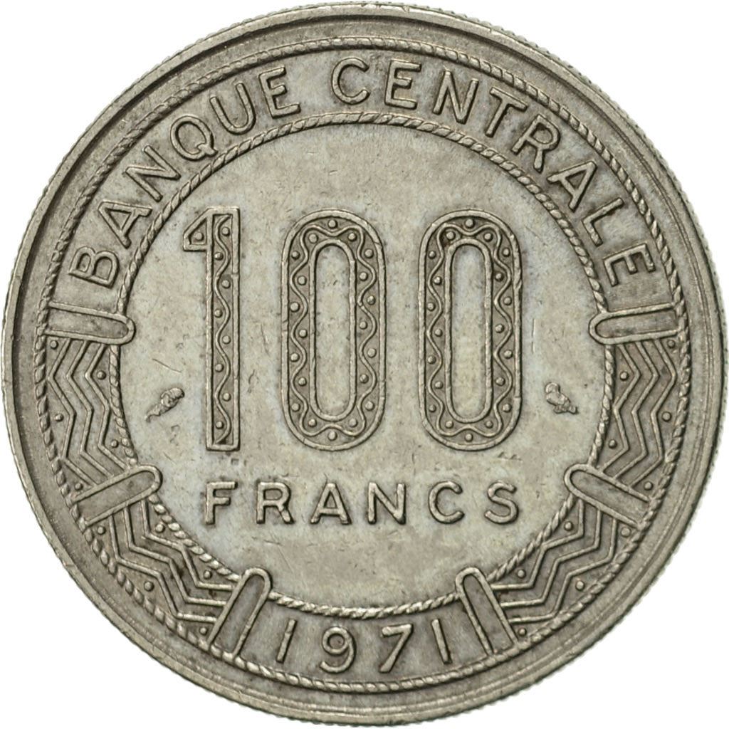 Republic of The Congo | 100 Francs Cfa Coin | Giant Elands | Km:1 | 1971 - 1972