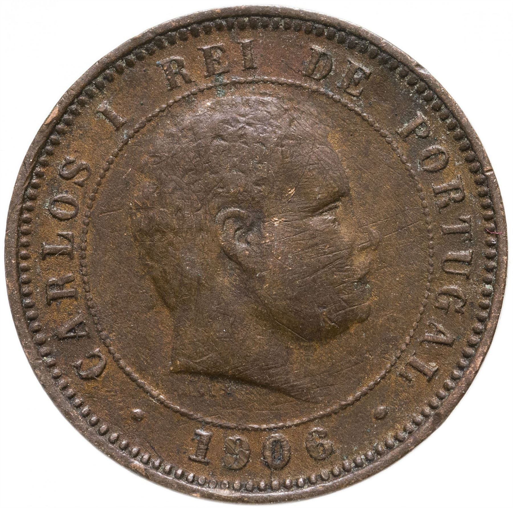 Portugal | 5 Reis Munt | Karel I | KM:530 | 1890 - 1906