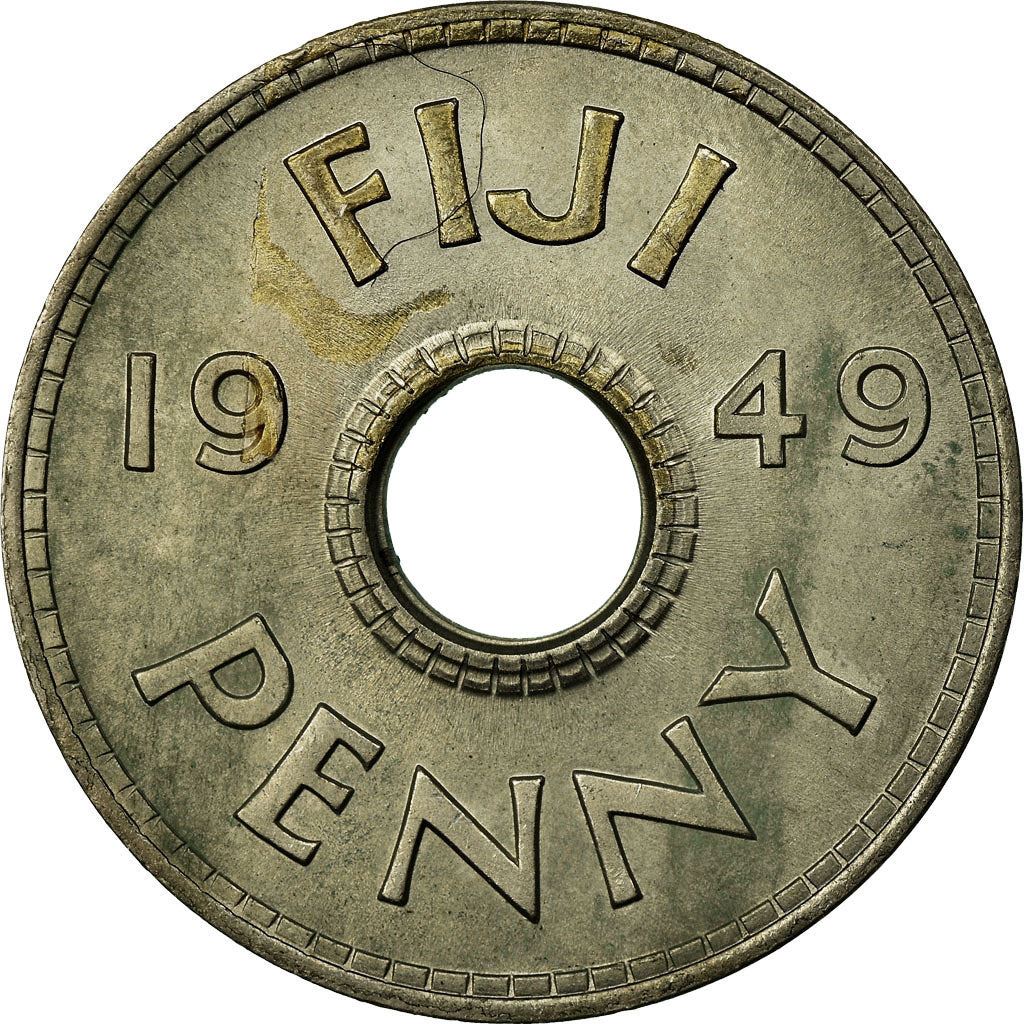 Fiji | 1 Penny Coin | Crown | Km:17 | 1949 - 1952
