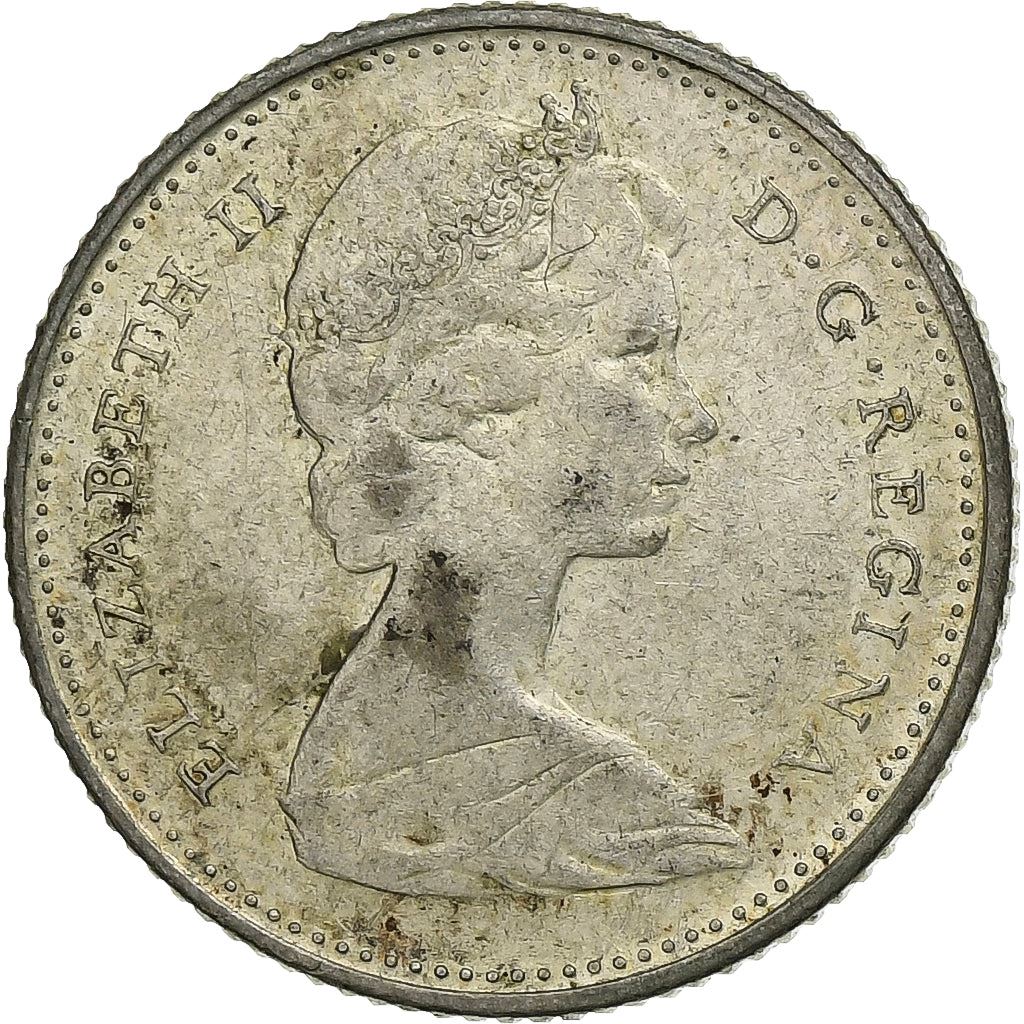 Canada | 10 Cents Coin | Silver | 2nd portrait | KM:72 | 1968