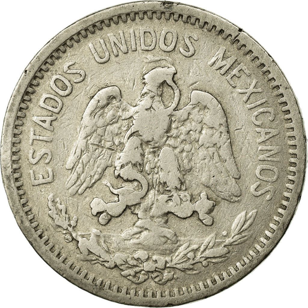Mexico | 5 Centavos Coin | Nickel | Coat of Arms | Km:421 | 1905 - 1914
