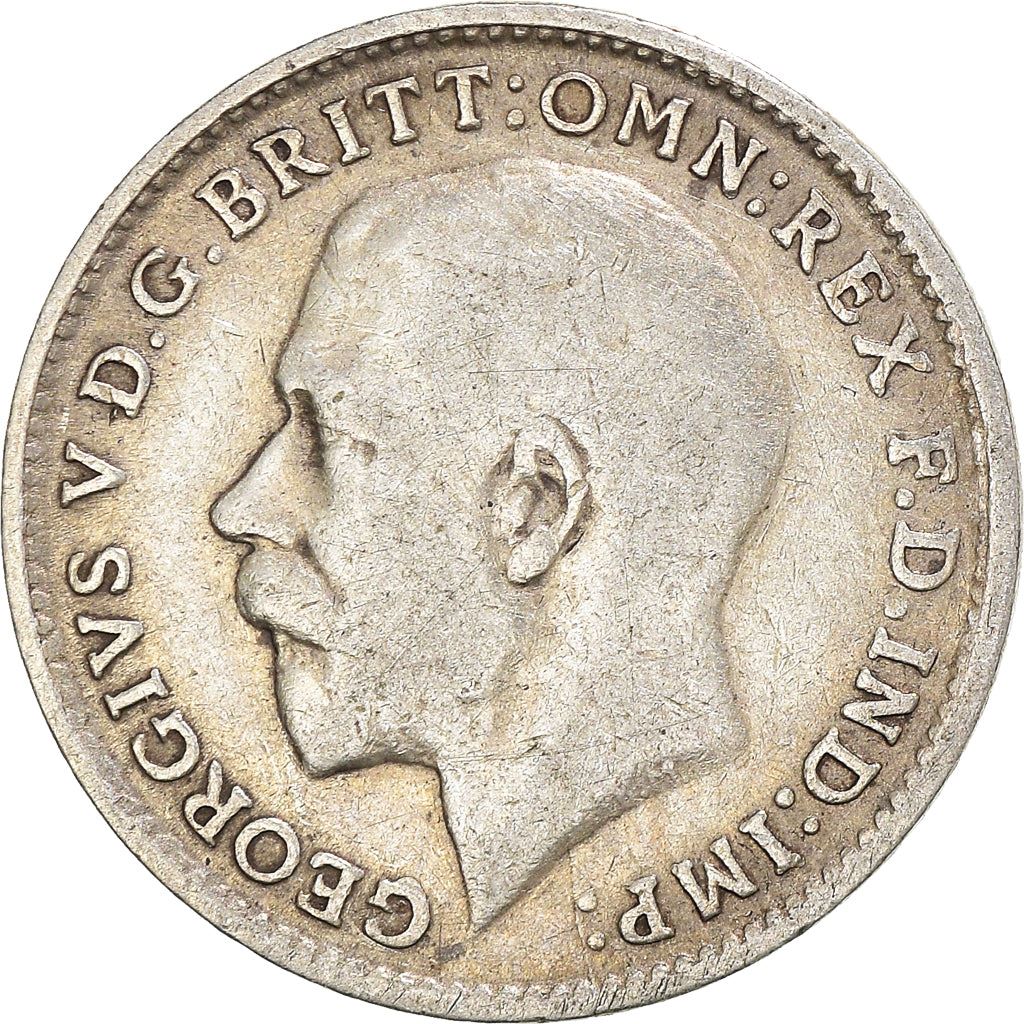United Kingdom | 3 Pence Coin | George V | KM:813a | 1920 - 1927