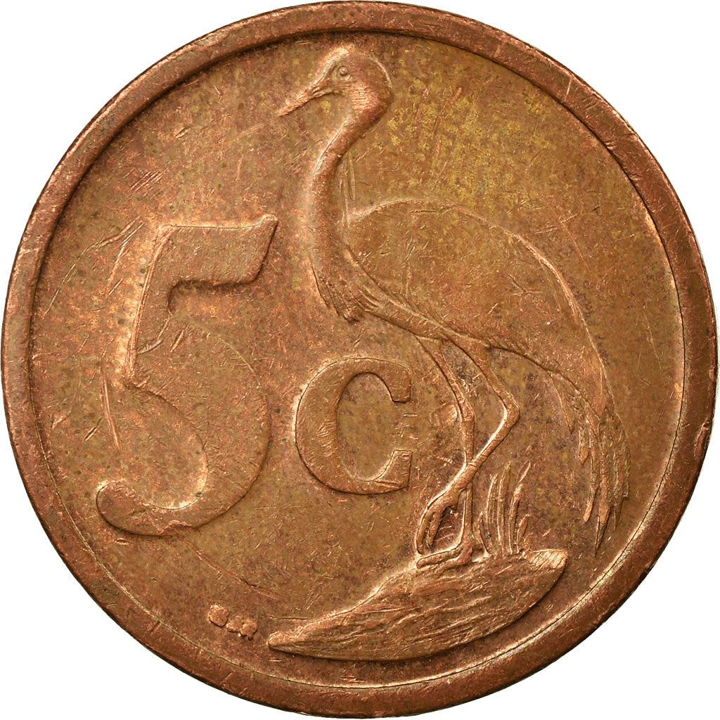 South Africa 5 Cents Xhosa Legend - uMzantsi Afrika Coin KM440 2008