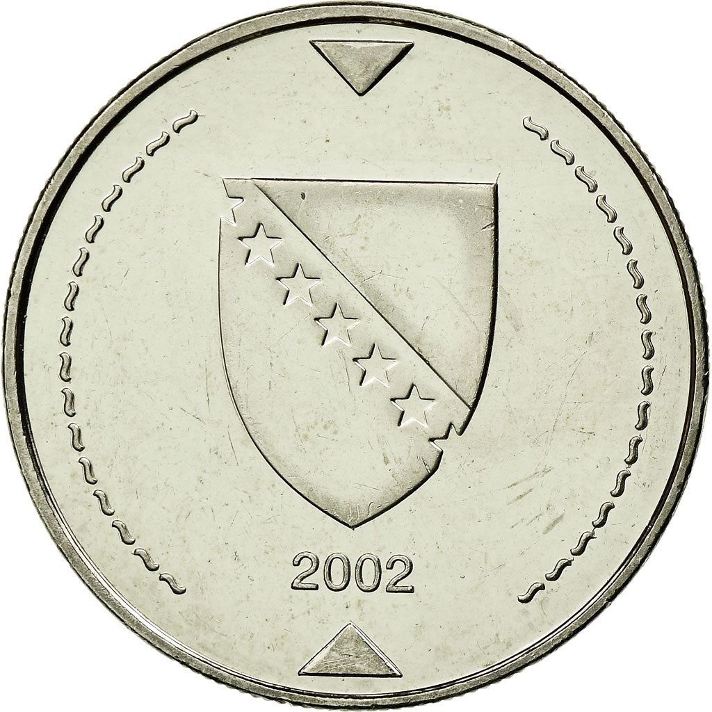 Bosnia and Herzegovina | 1 Konvertibilna Marka Coin | Coat of arms of Bosnia | Km:118 | 2000 - 2025