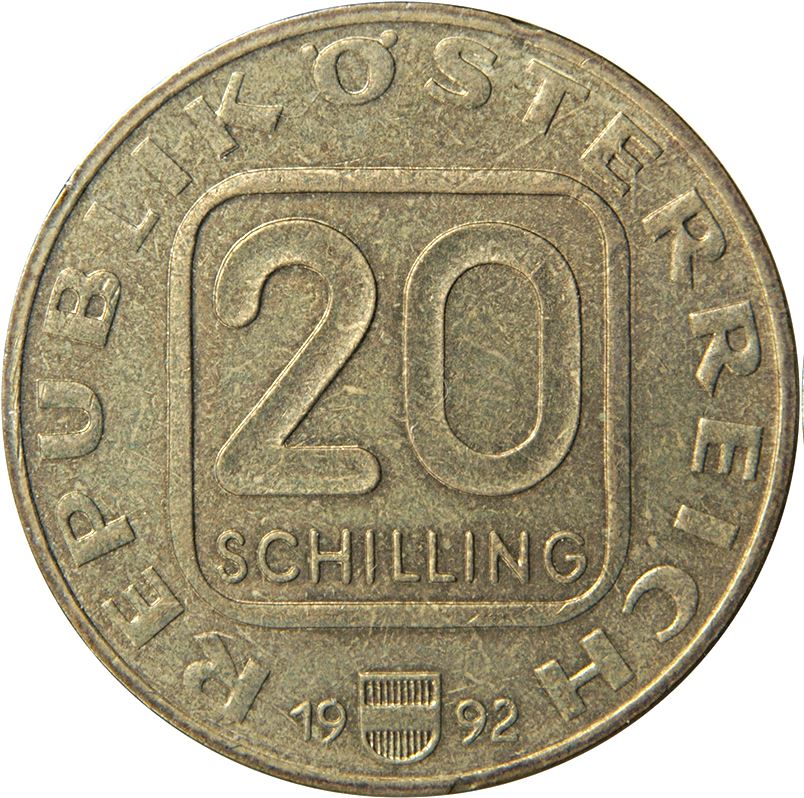 Австрия | Монета 20 шиллингов | Свобода Тироля | KM2988 | 1989 - 1993
