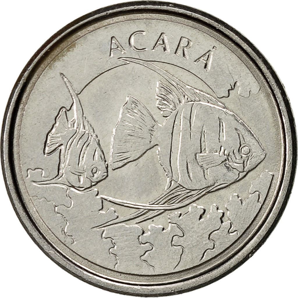 Brazil | 1000 Cruzeiros Coin | Acará fish | Km:626 | 1992 - 1993