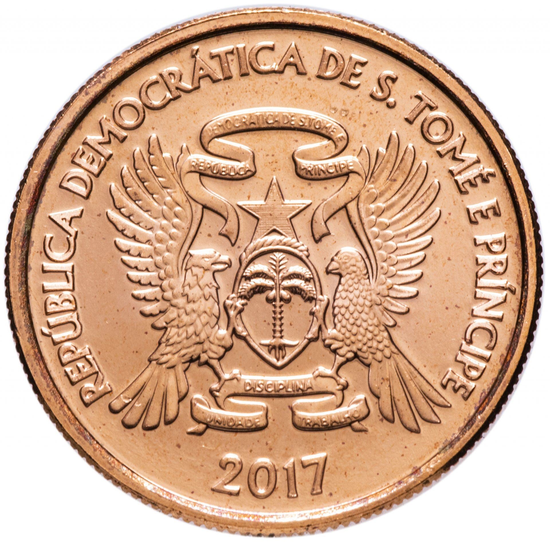 Sao Tome and Principe | 20 Centimos Coin | Cessa bird | 2017