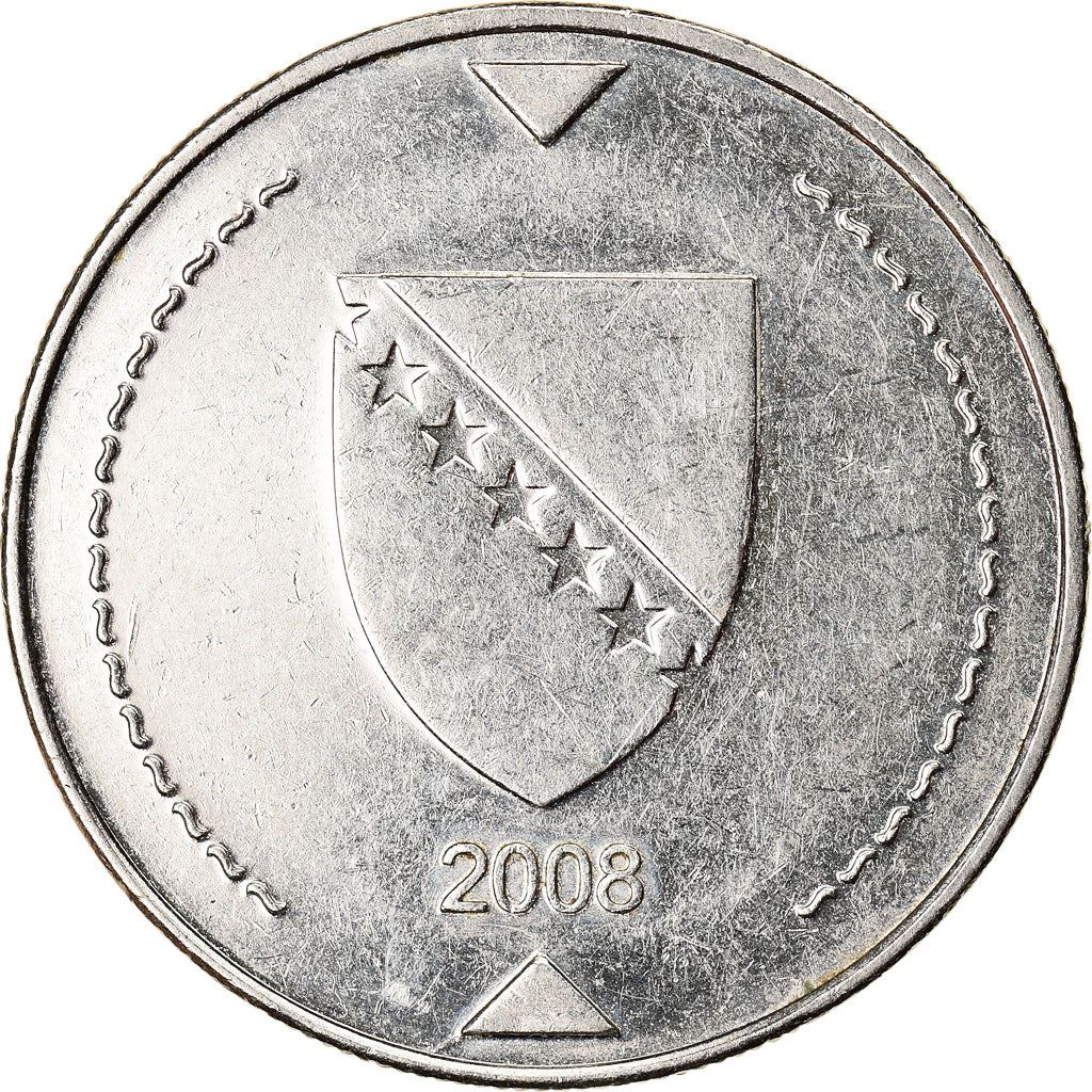Bosnia and Herzegovina | 1 Konvertibilna Marka Coin | Coat of arms of Bosnia | Km:118 | 2000 - 2025