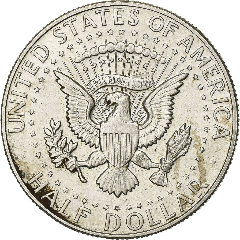United States | ½ Dollar Coin | 40% Silver | John Fitzgerald Kennedy | Billon (.400 silver) | KM:202a | 1965-1970