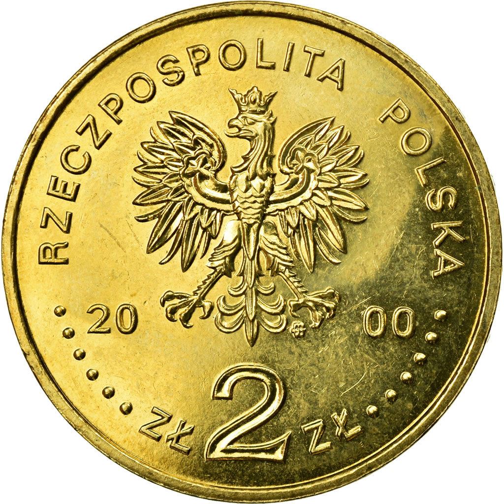 Poland | 2 Zlotys Coin | John II Casimir | Y:398 | 2000