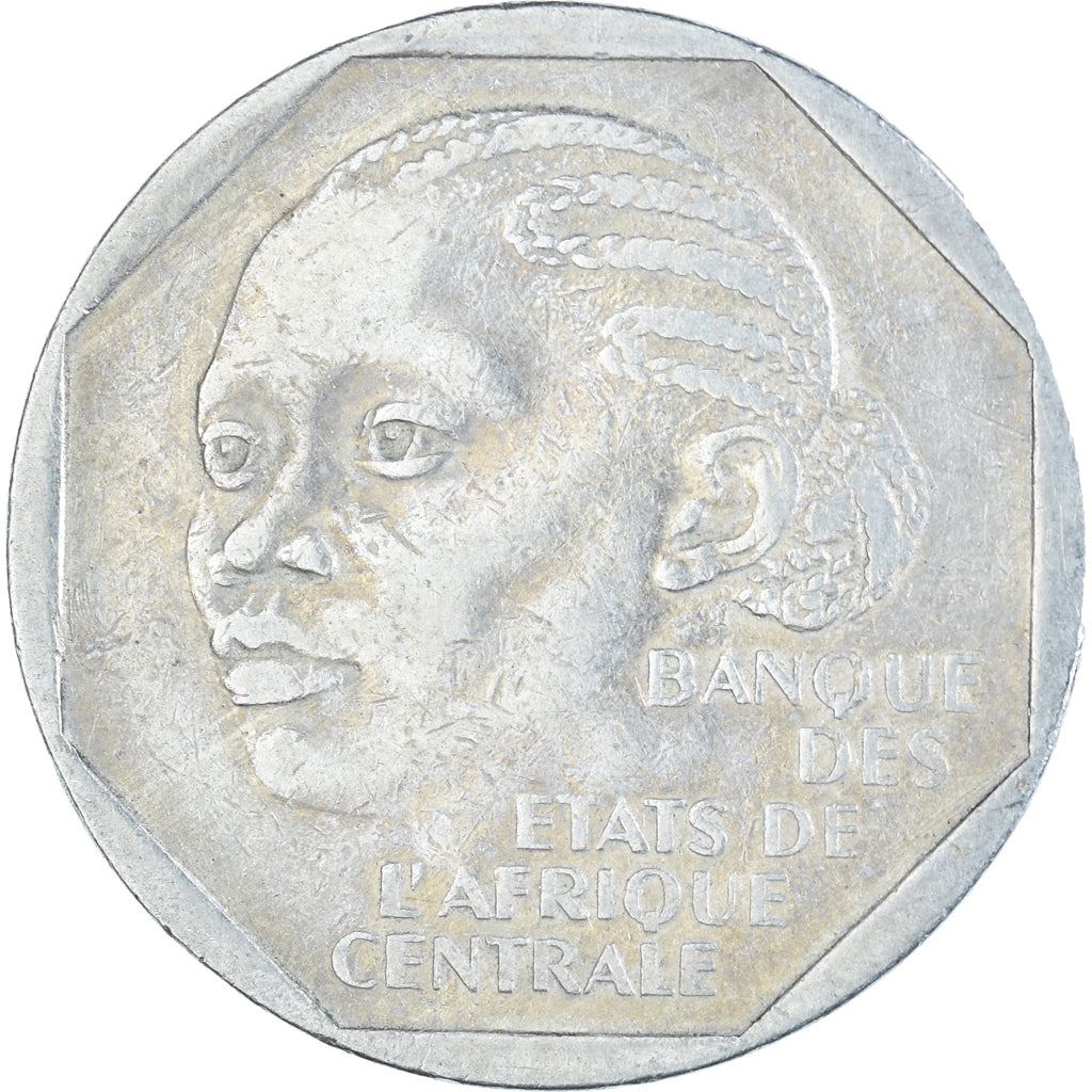 Cameroon | 500 Francs Coin | Plants | Native Woman | Km:23 | 1985 - 1988