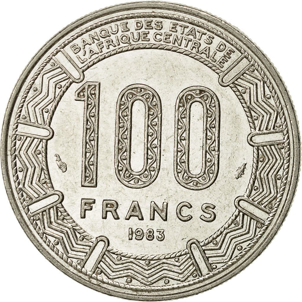 Cameroon | 100 Francs Coin | Giant Elands | Km:17 | 1975 - 1986