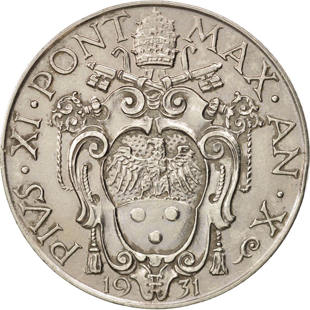 Vatican City | 1 Lira Coin | Virgin Mary | Km:5 | 1929 - 1937