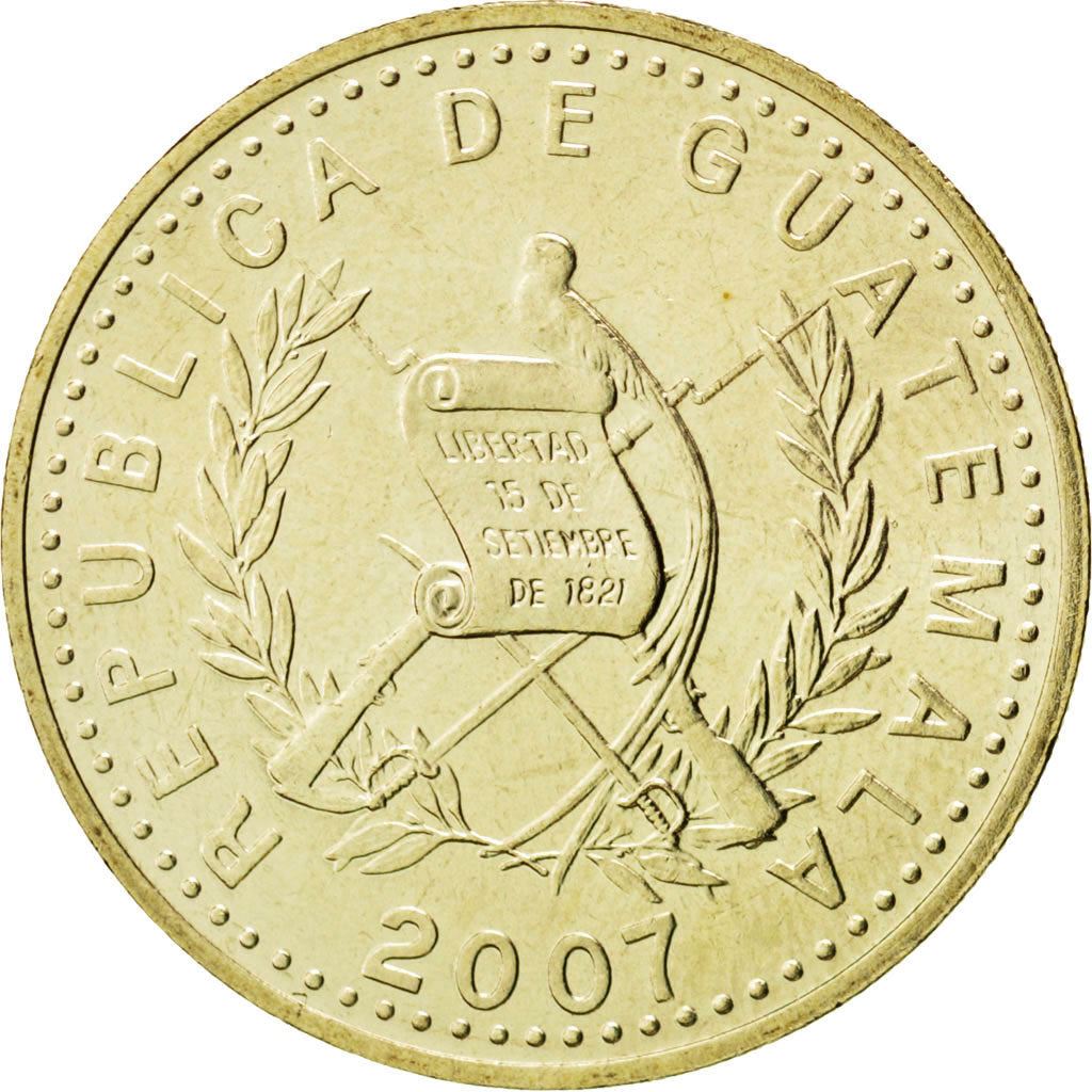 Guatemala | 50 Centavos Coin | Orchid | Km:283 | 1998 - 2007