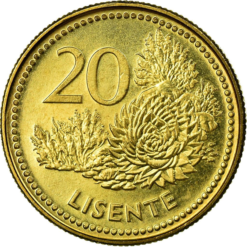 Lesotho | 20 Lisente Coin | Flora | Km:64 | 1998 - 2023