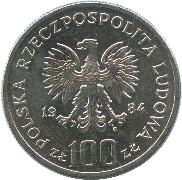 Poland | 100 Z?otych | Wincenty Witos | Eagle | KM148 | 1984
