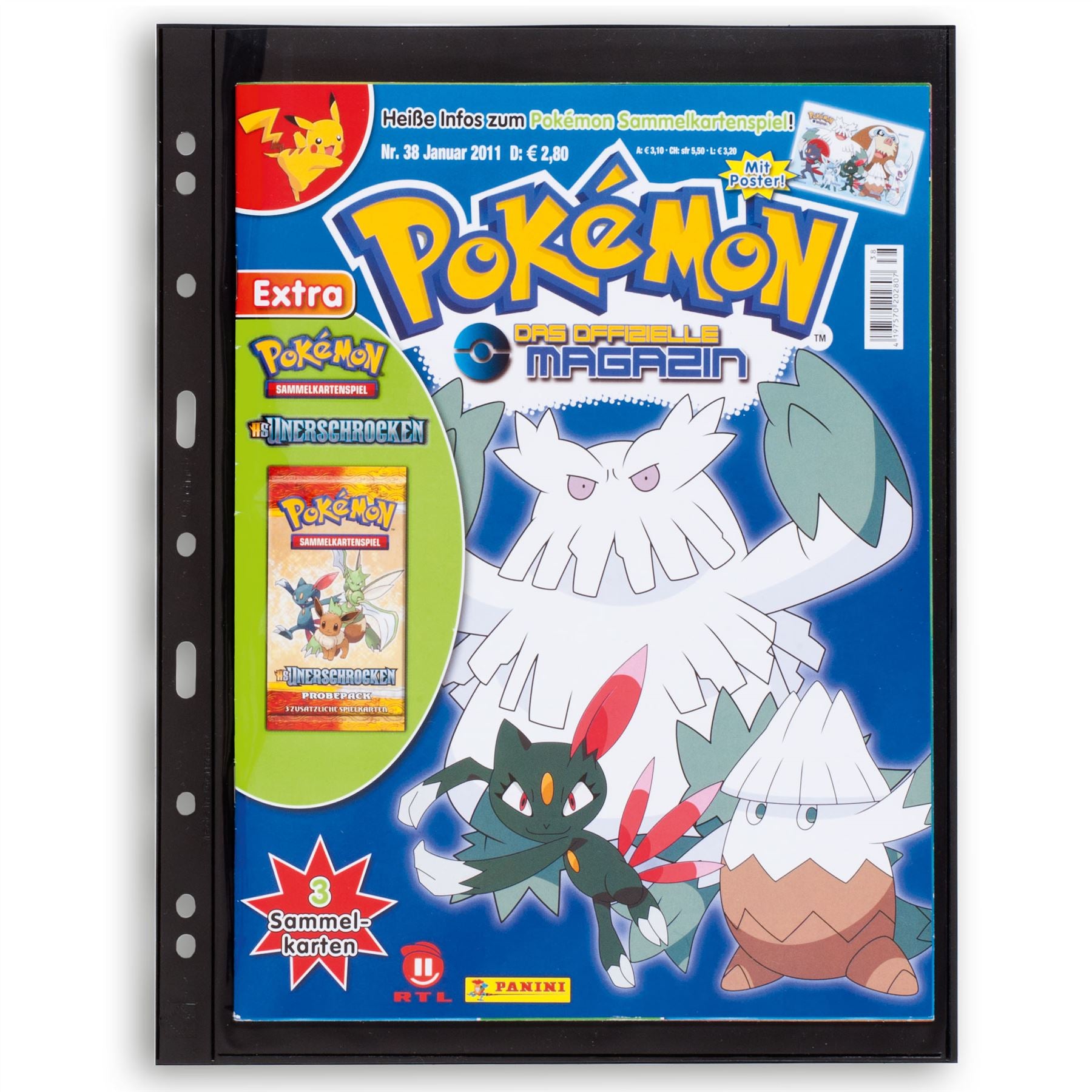 GRANDE Pocket Sheets for Ring Binders | Packs of 5 | Different Pocket Configurations | 2 Colors Available