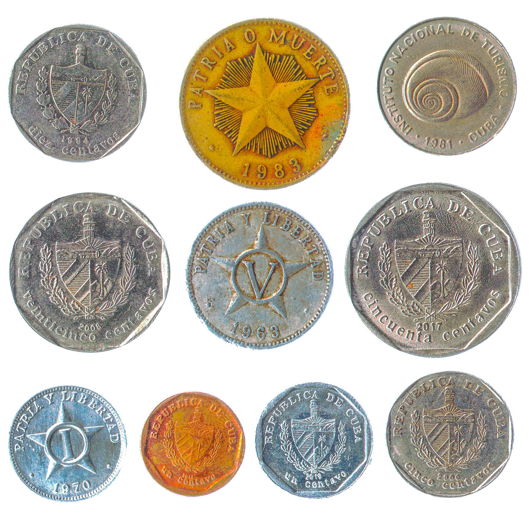 10 Mixed Coins | Centavos | Pesos