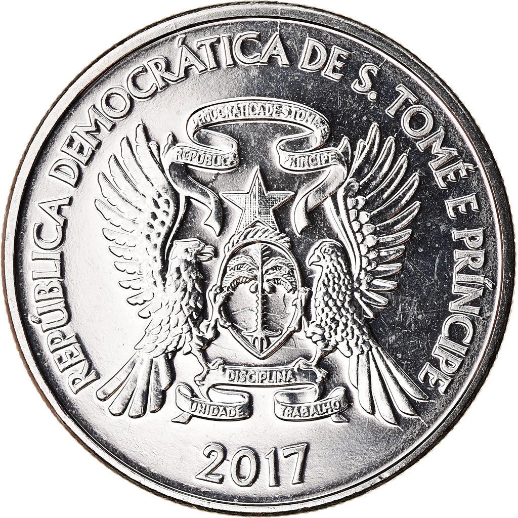 Sao Tome and Principe | 1 Dobra Coin | Giant sunbird | 2017