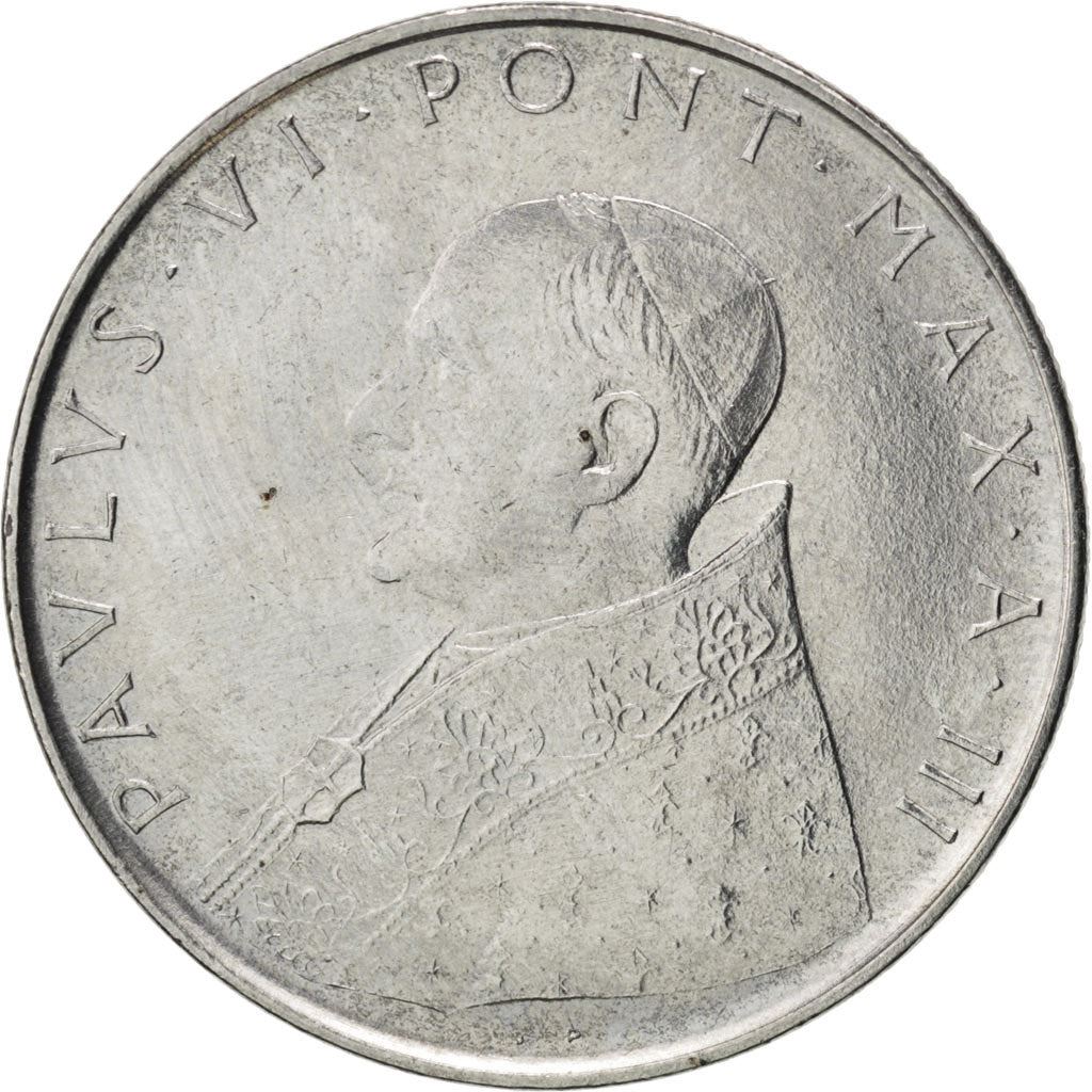 Vatican City | 100 Lire Coin | Paul VI | Km:82 | 1963 - 1965