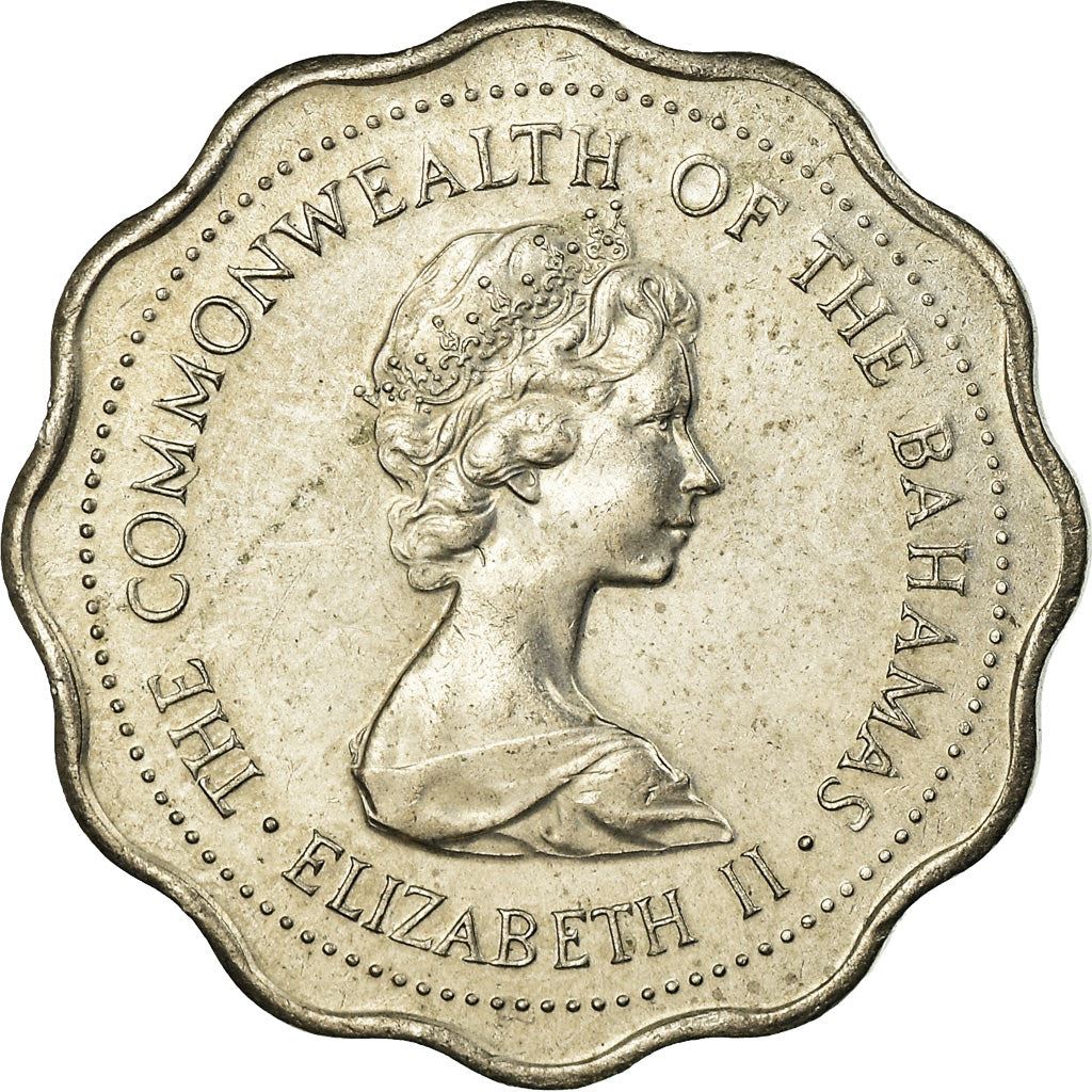 The Bahamas | 10 Cents Coin | Bonefish | Km:39 | 1973