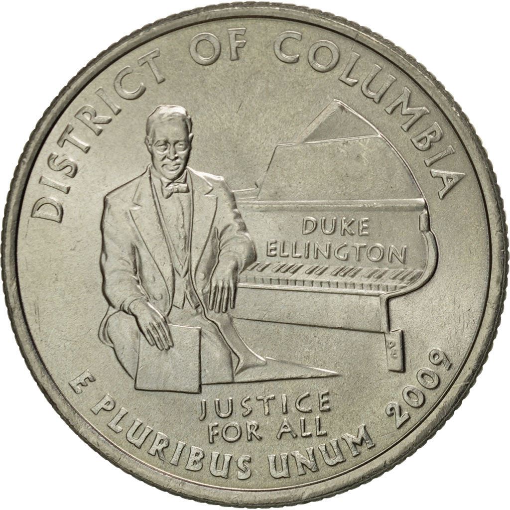 United States | 1/4 Dollar Coin | District of Columbia | Km:445 | 2009