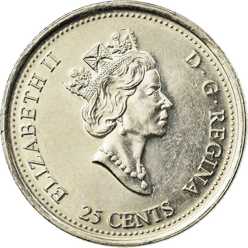 Canada | 25 Cents Coin | Canada Through a Child’s Eye | Nickel | KM:350 | 1999