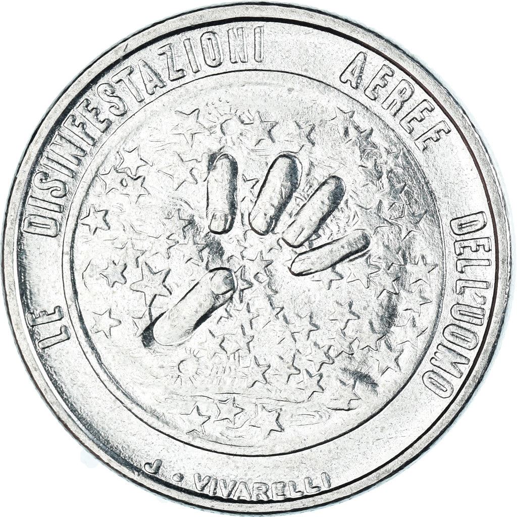San Marino | 50 Lire Coin | the three towers | Km:68 | 1977