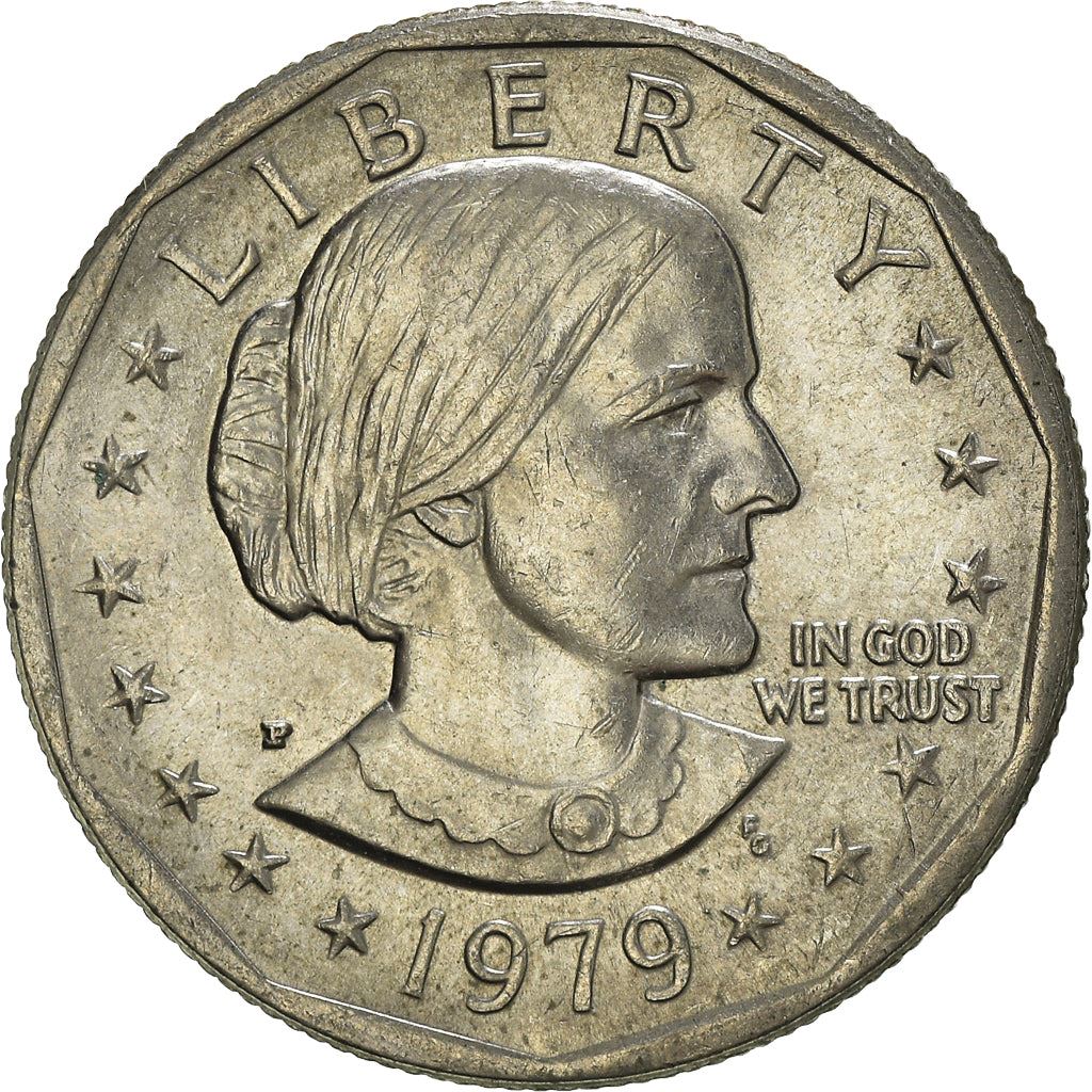 United States | 1 Dollar Coin | Susan B. Anthony | KM:207 | 1979 - 1999