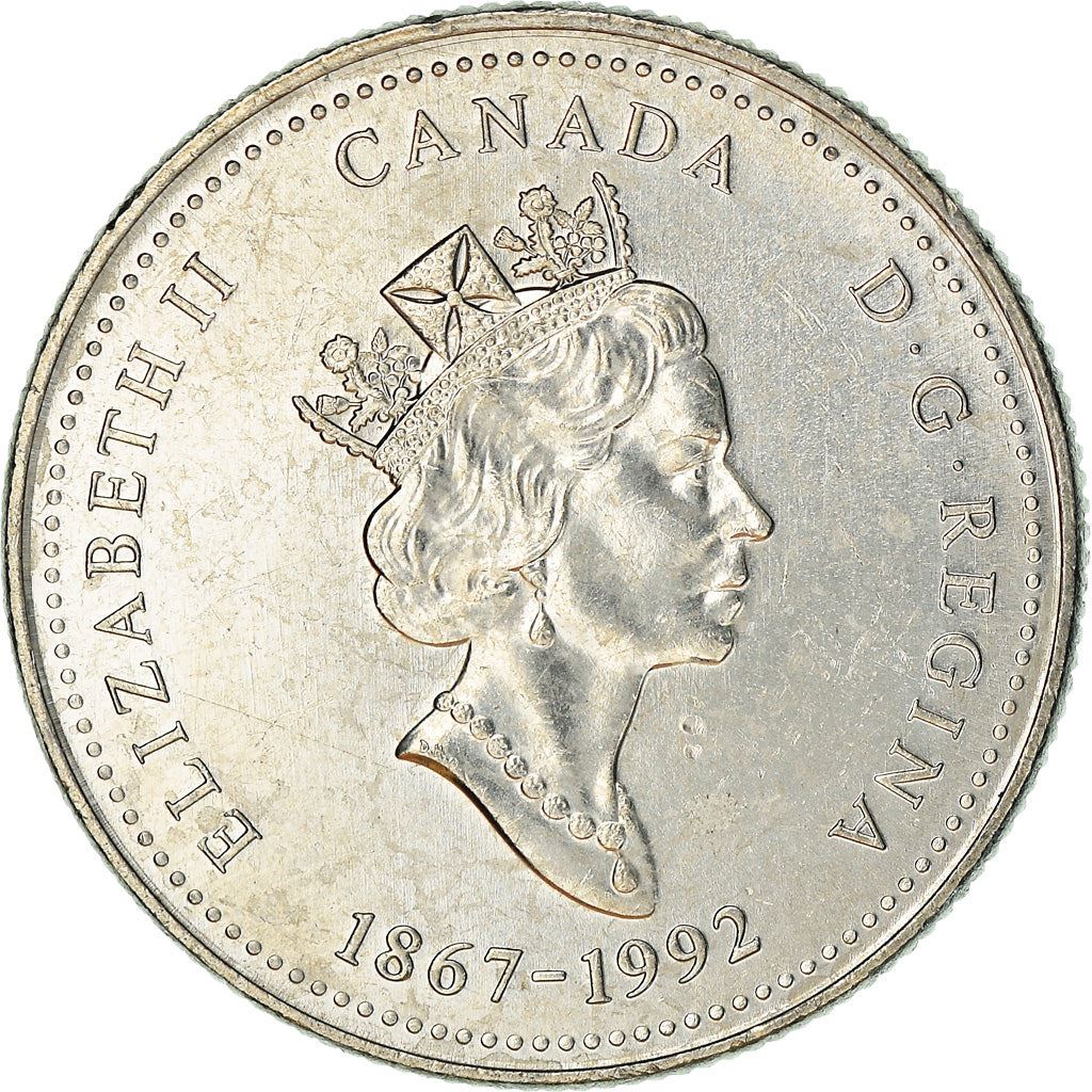Canada | 25 Cents Coin | Nickel | Newfoundland | KM:213 | 1992