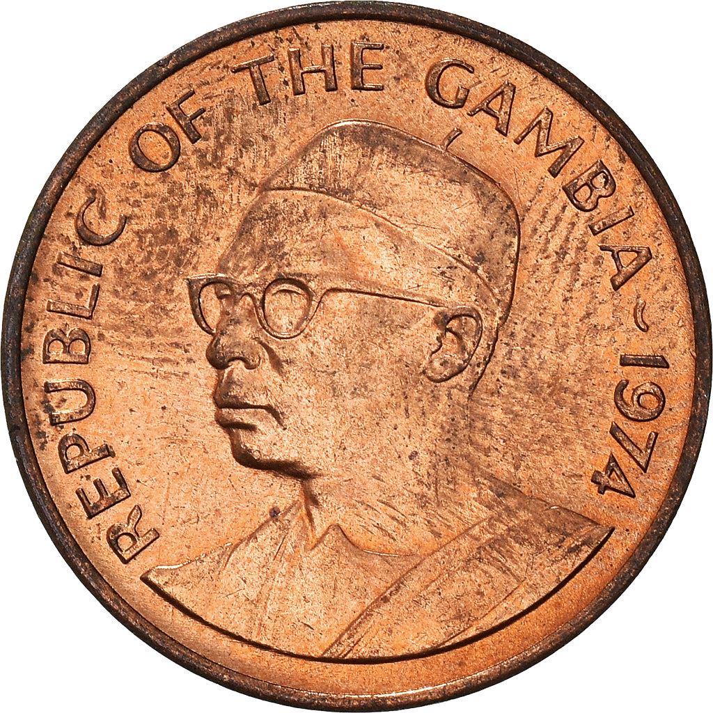 The Gambia | 1 Butut Coin | Peanuts | Km:8 | 1971 - 1974