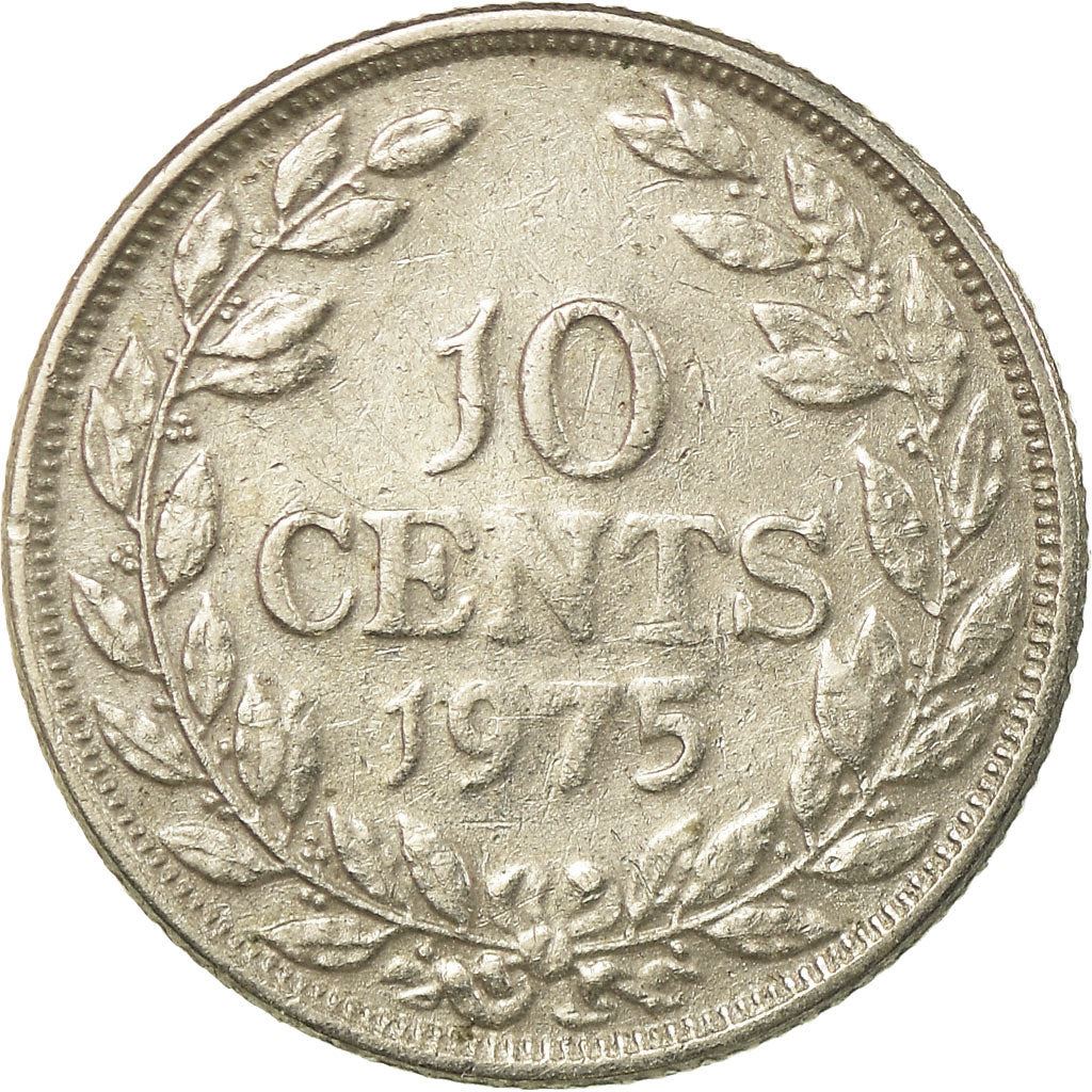 Liberia | 10 Cents Coin | Olive branches | Km:15A.1 | 1966 - 1987