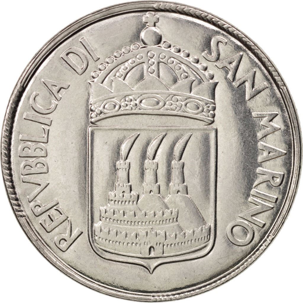 San Marino | 50 Lire Coin | Social Justice | Km:27 | 1973
